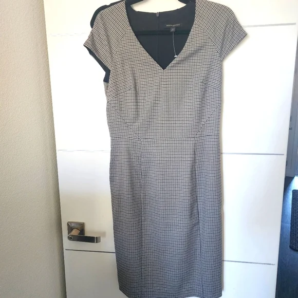 Banana republic houndstooth dress online